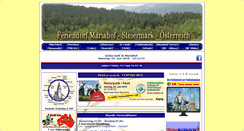 Desktop Screenshot of dorfentwicklung.mariahof.at